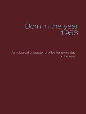 cover image of Born in the year 1956